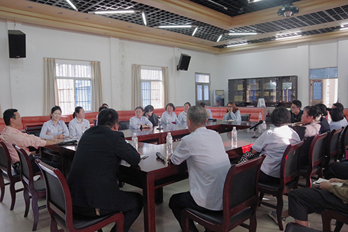 【省级文明校园迎评】财经学院与丹田物业召开